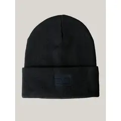 TOMMY HILFIGER - Gorro De Canalé Solid Con Logo Azul
