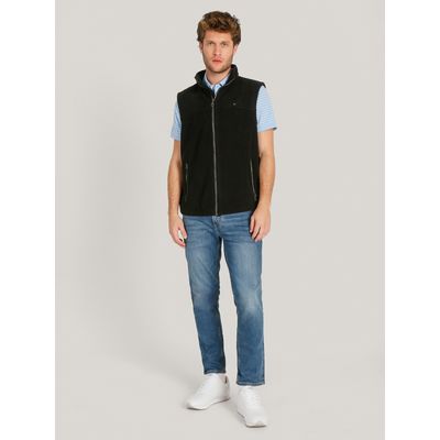 Imagen 2 del producto Chaqueta Vest Solid Con Logo Negro