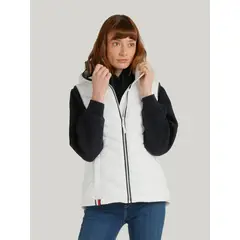 TOMMY HILFIGER - Parka Vest Light Weight Solid Blanco