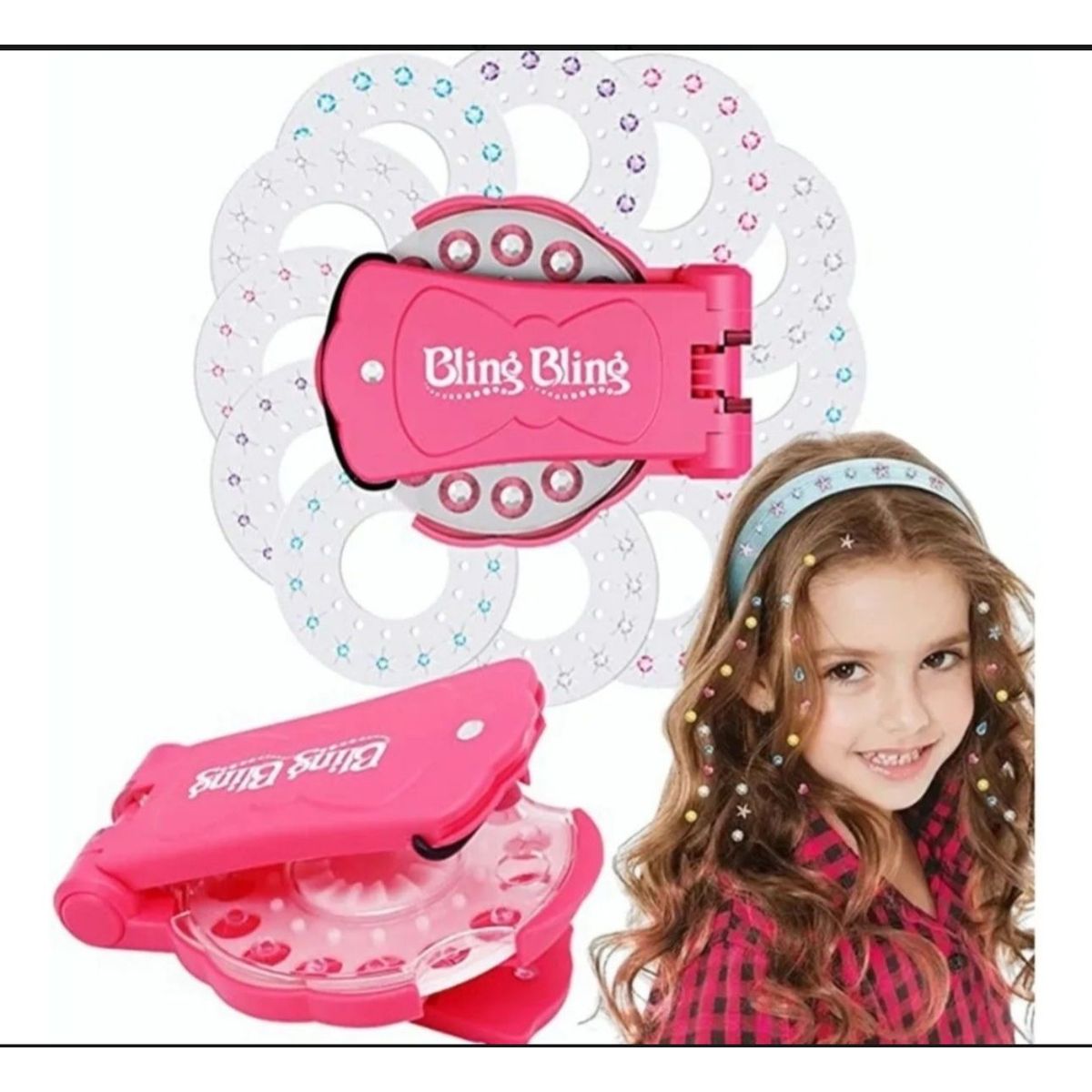 GENERICO - Set Diamantes Peinado Para Niñas 180 Pcs