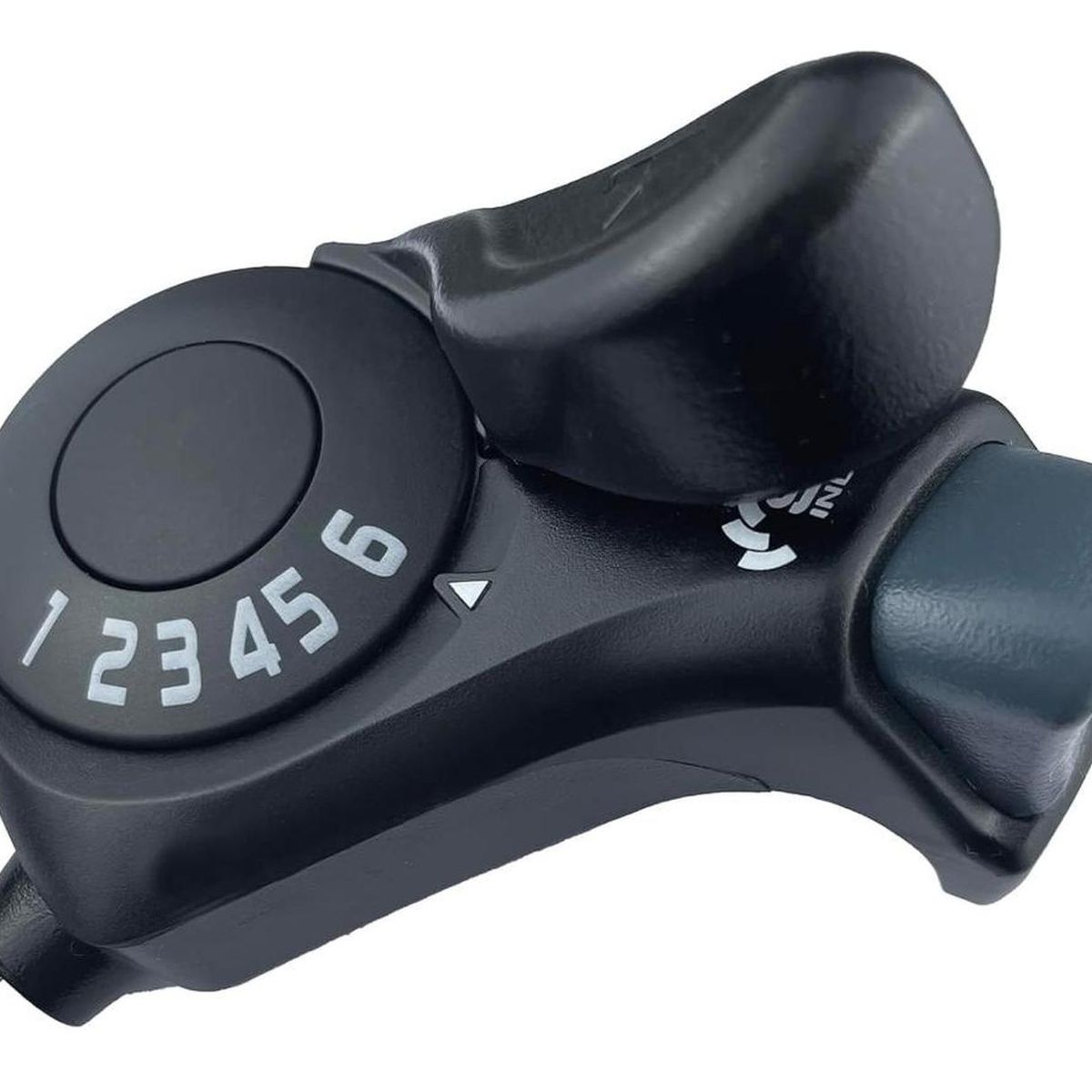 SHIMANO - Manilla Shimano Tourney Sl-tx30-6r Derecha 6v Mtb Pulgar Negro