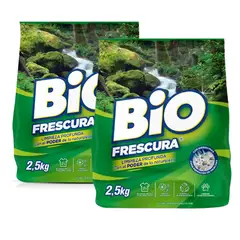 BIOFRESCURA - X2 Detergente Bio Frescura En Polvo Bosque Nativo 2.5 Kg.