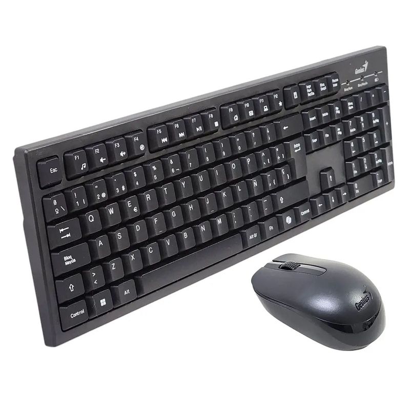 GENIUS - KIT TECLADO Y MOUSE INALÁMBRICO USB GENIUS KM-8101 AI COPILOT.