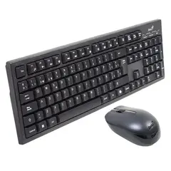 GENIUS - KIT TECLADO Y MOUSE INALÁMBRICO USB KM-8101 AI COPILOT.