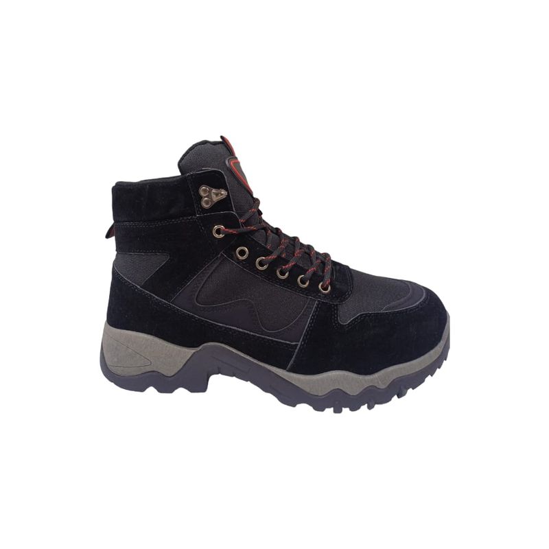 HERIEL - Zapatilla Outdoor Negra Hombre.