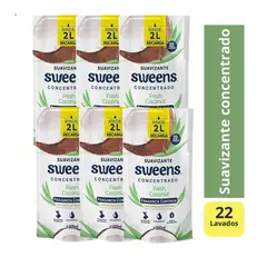 GENERICO - X6 Suavizante Sweens Concentrado Fresh Coconut Doypack 500ml