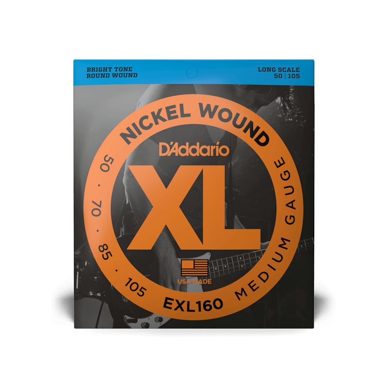 DADDARIO - Set de cuerdas para Bajo Daddario EXL160 50-105 Long Scale
