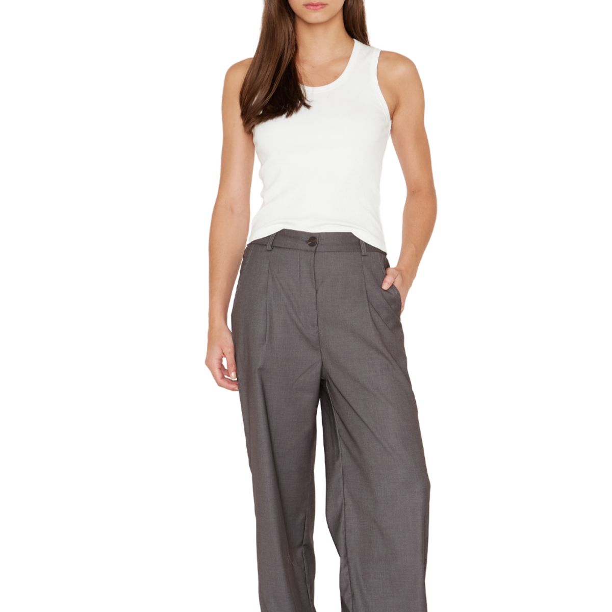 JACINTA TIENDA - Pantalón Pockets gris Jacinta Tienda