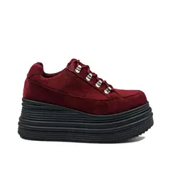 HERIEL - Zapatilla Plataforma Gamuza.