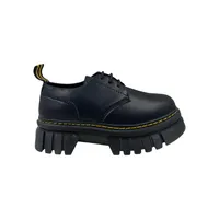 Mocasín Oxford Negro Plataforma