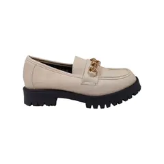 HERIEL - Mocasín Beige Plataforma Mujer