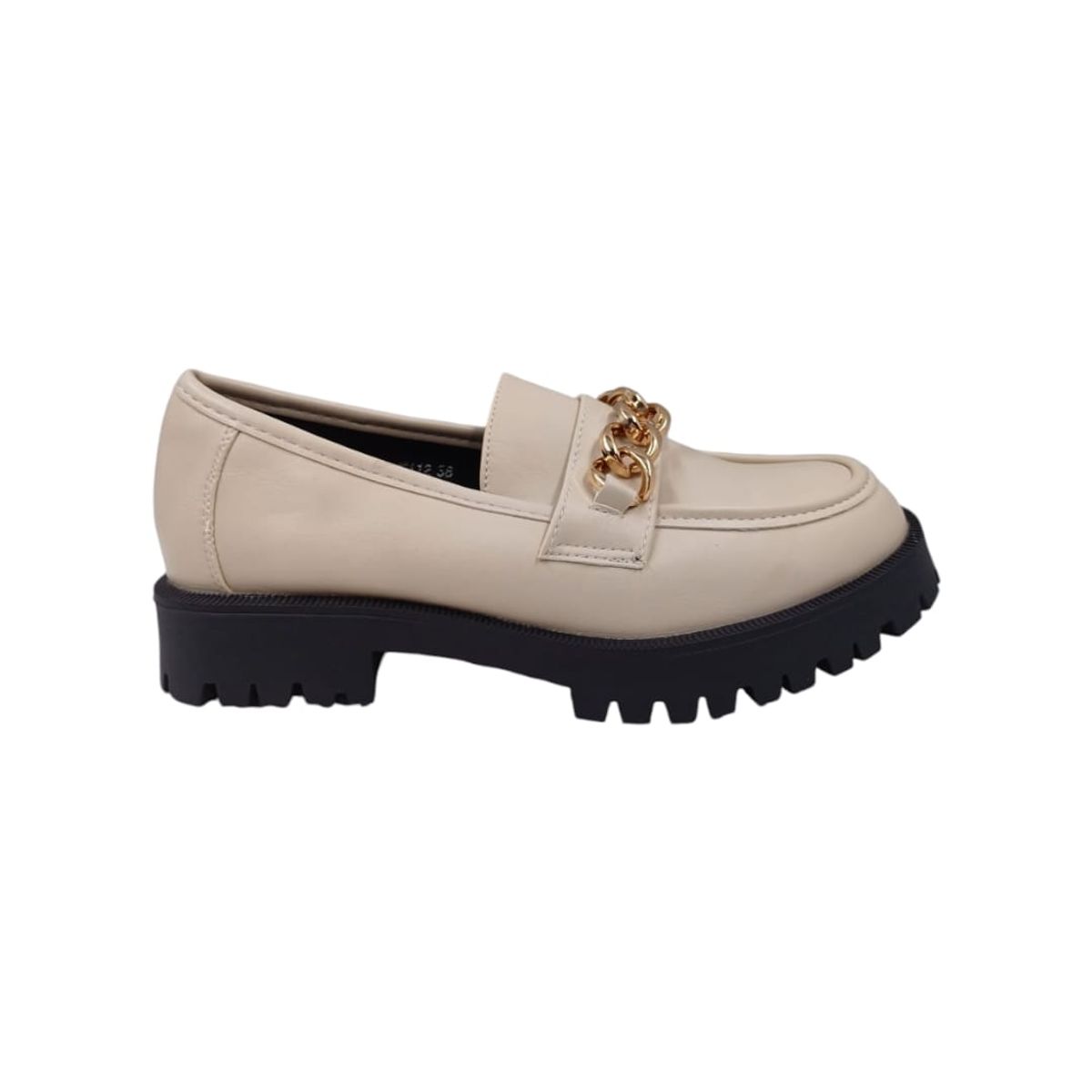 HERIEL - Mocasín Beige Plataforma Mujer