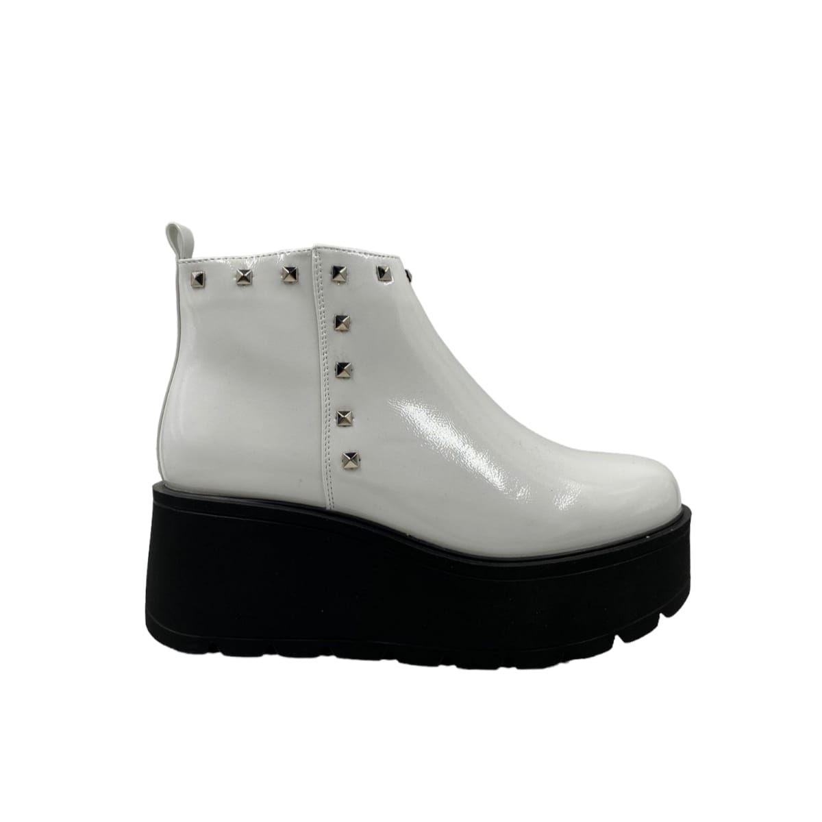 HERIEL - Botín Blanco Plataforma Mujer