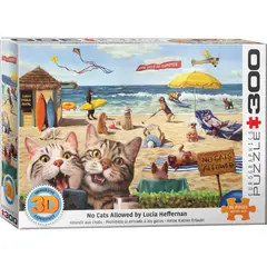 EUROGRAPHICS - 6331-5879 3D NO CATS ALLOWED BY HEFF 300 PIEZAS