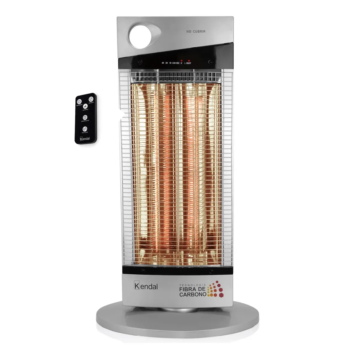 KENDAL - Estufa Electrica Calefactor Fibra Carbono Kendal Nsb-120k6