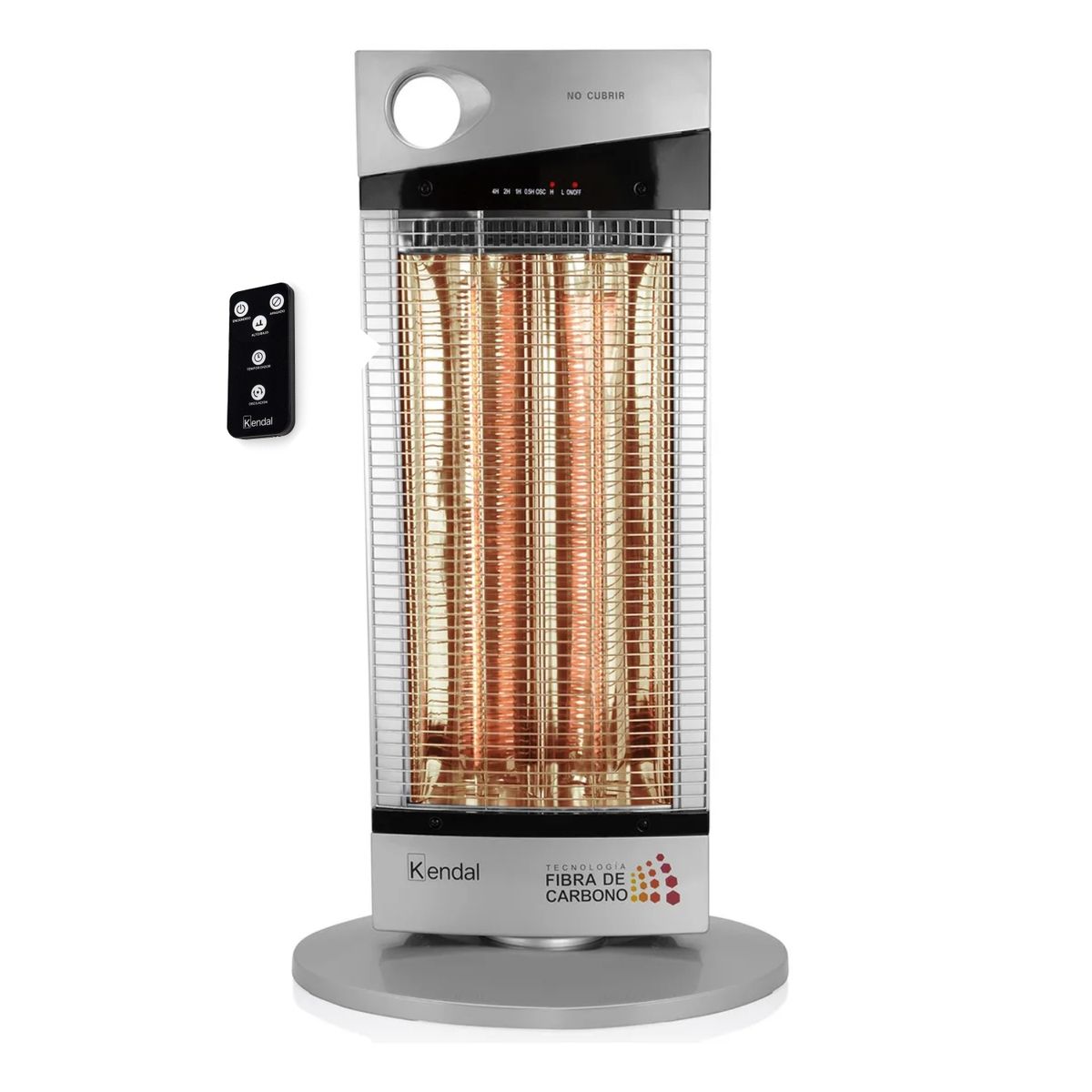 KENDAL - Estufa Electrica Calefactor Fibra Carbono Kendal Nsb-120k6