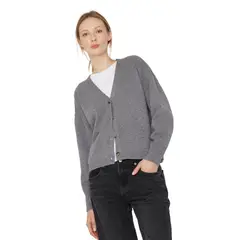 JACINTA TIENDA - Chaleco Stone gris