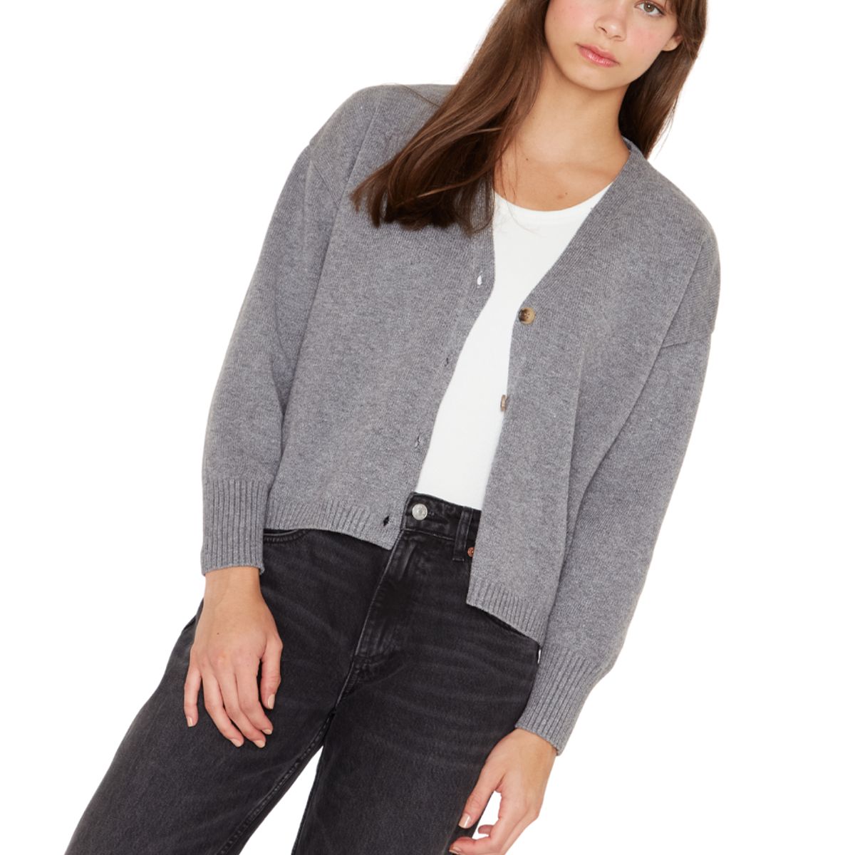 JACINTA TIENDA - Chaleco Stone gris Jacinta Tienda