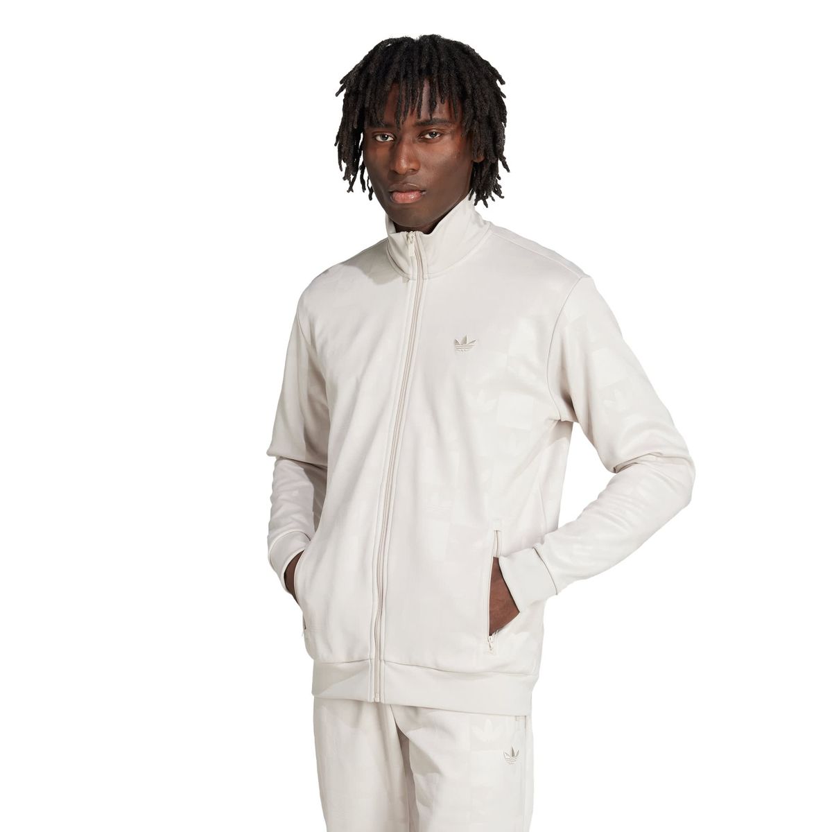 ADIDAS - Chaqueta de ajuste clásico con estampado integral de monogramas