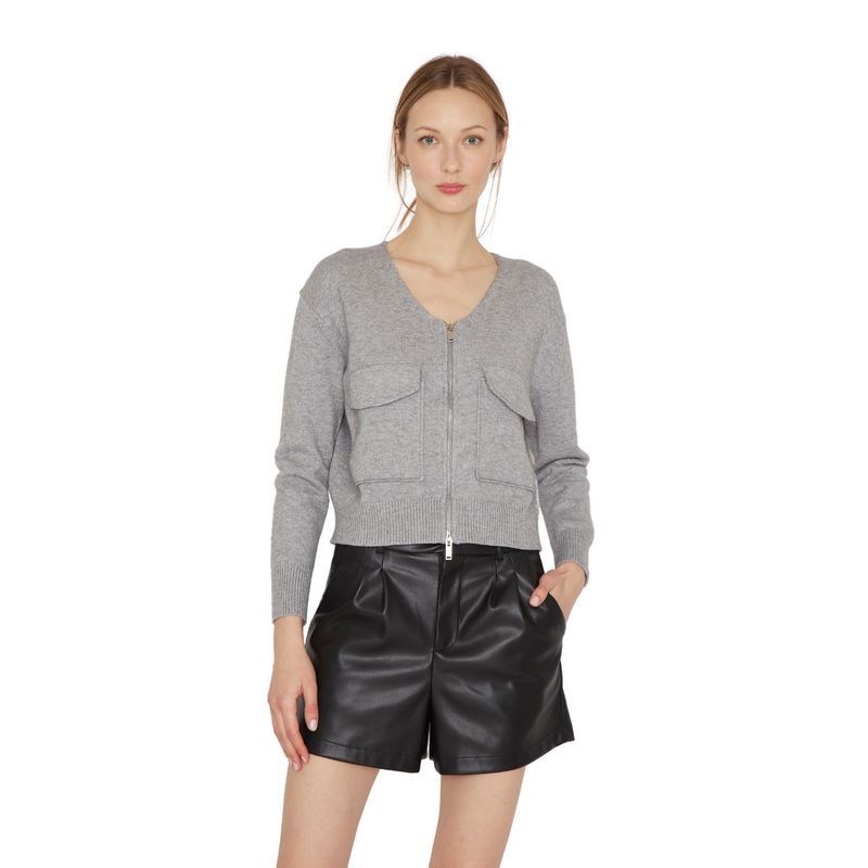 JACINTA TIENDA - Chaleco Cargo gris Jacinta Tienda