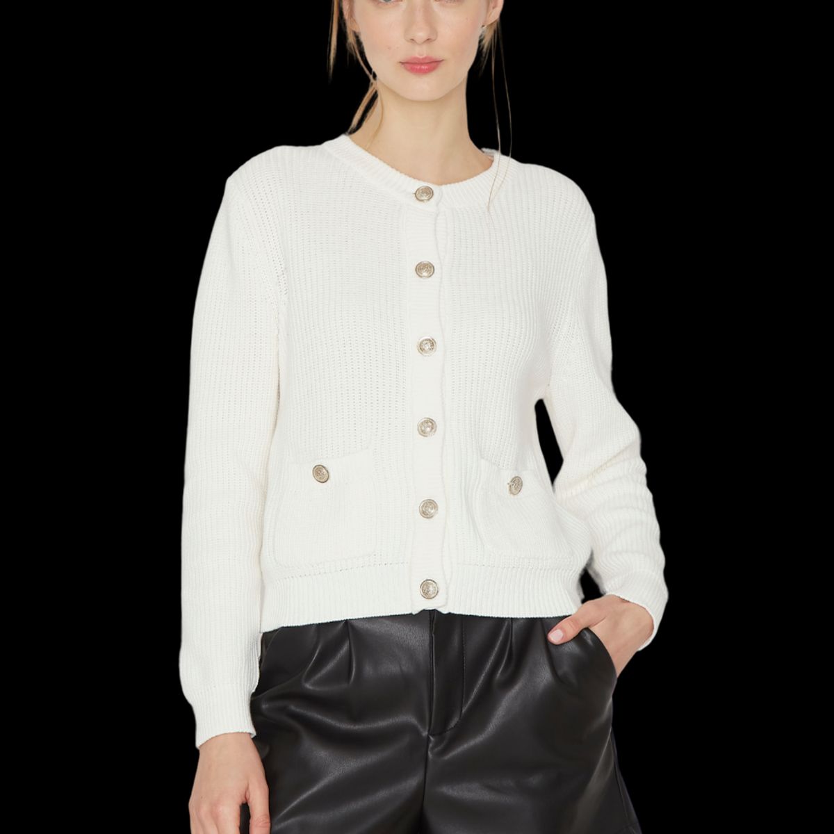 JACINTA TIENDA - Chaleco Royal blanco Jacinta Tienda