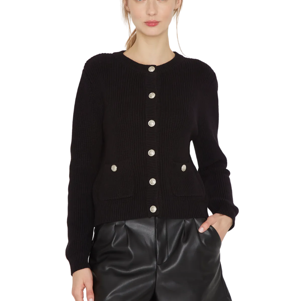 JACINTA TIENDA - Chaleco Royal negro Jacinta Tienda