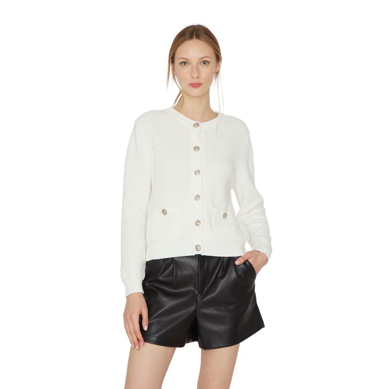 JACINTA TIENDA - Chaleco Royal blanco Jacinta Tienda