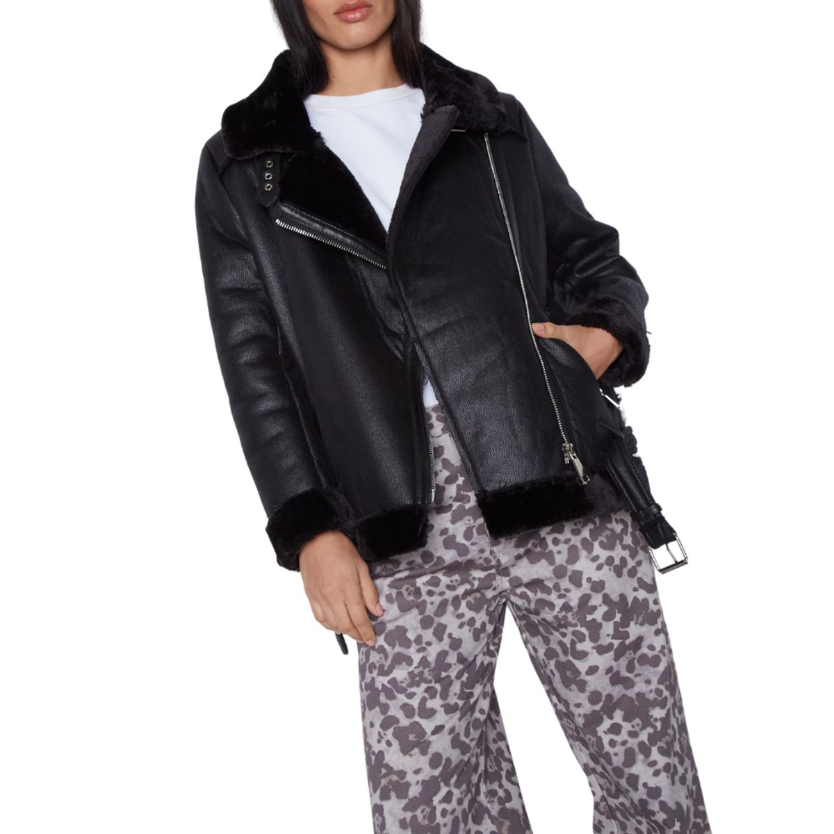 JACINTA TIENDA - Pantalón Stone animal print Jacinta Tienda