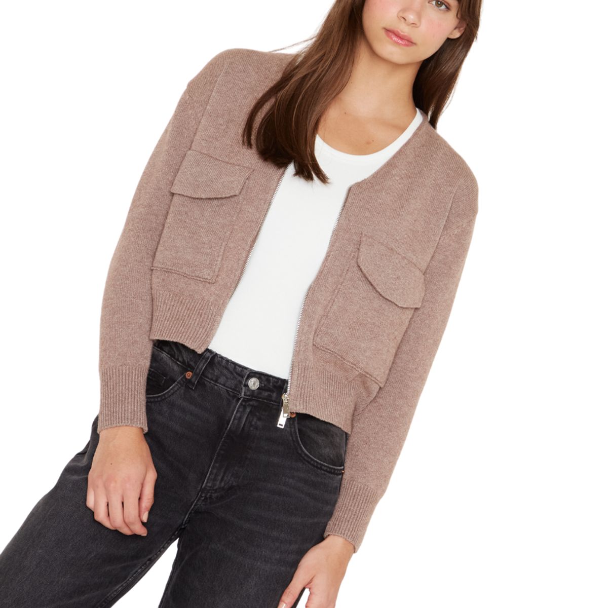 JACINTA TIENDA - Chaleco Cargo café Jacinta Tienda