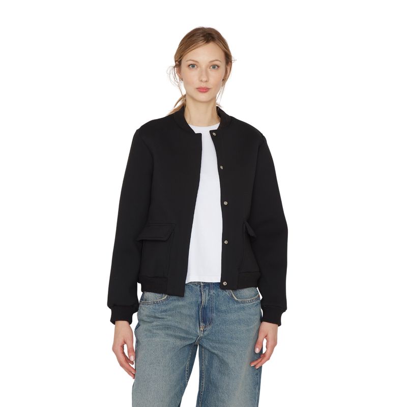 JACINTA TIENDA - Bomber Sport negra Jacinta Tienda