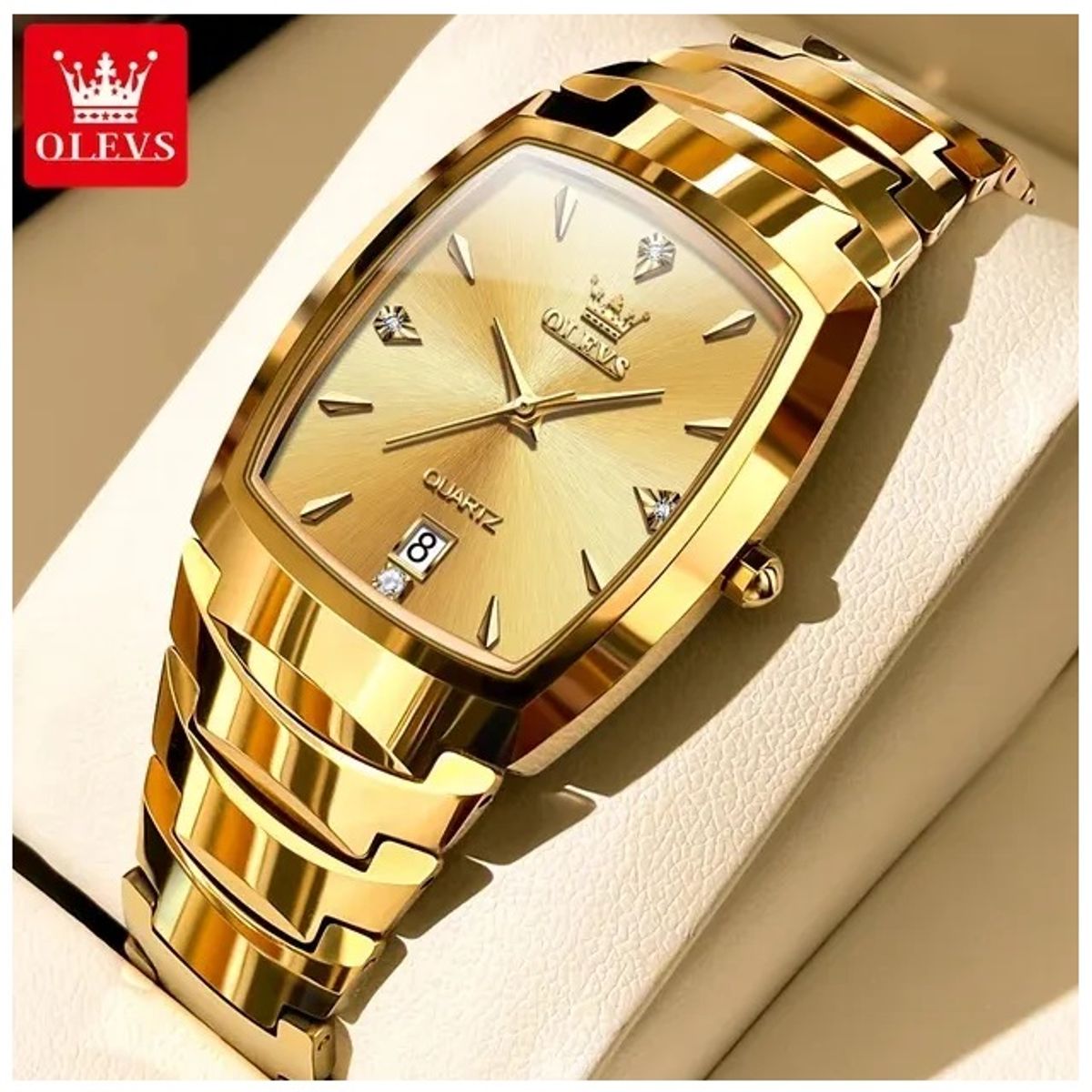 STARTECHOFFICE - Reloj de Pulsera para Hombre Cuarzo Japonés Resistente al Agua 30M