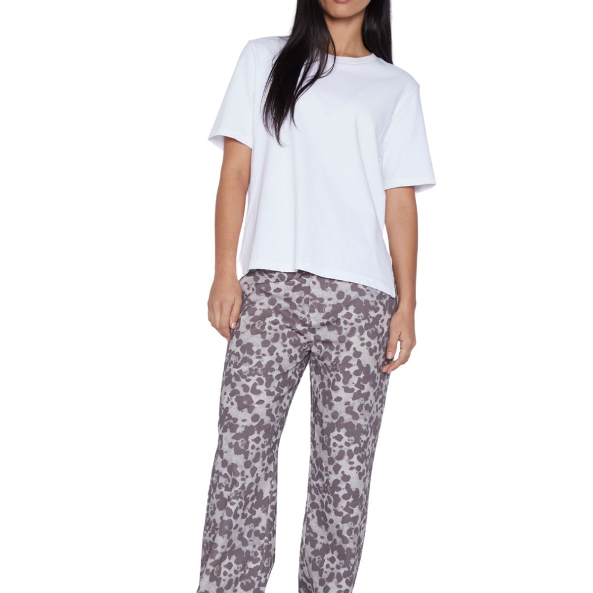 JACINTA TIENDA - Pantalón Stone animal print Jacinta Tienda