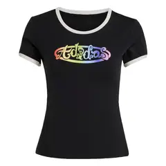 ADIDAS - Polera entallada con gráfico x Jeremy Scott Pride