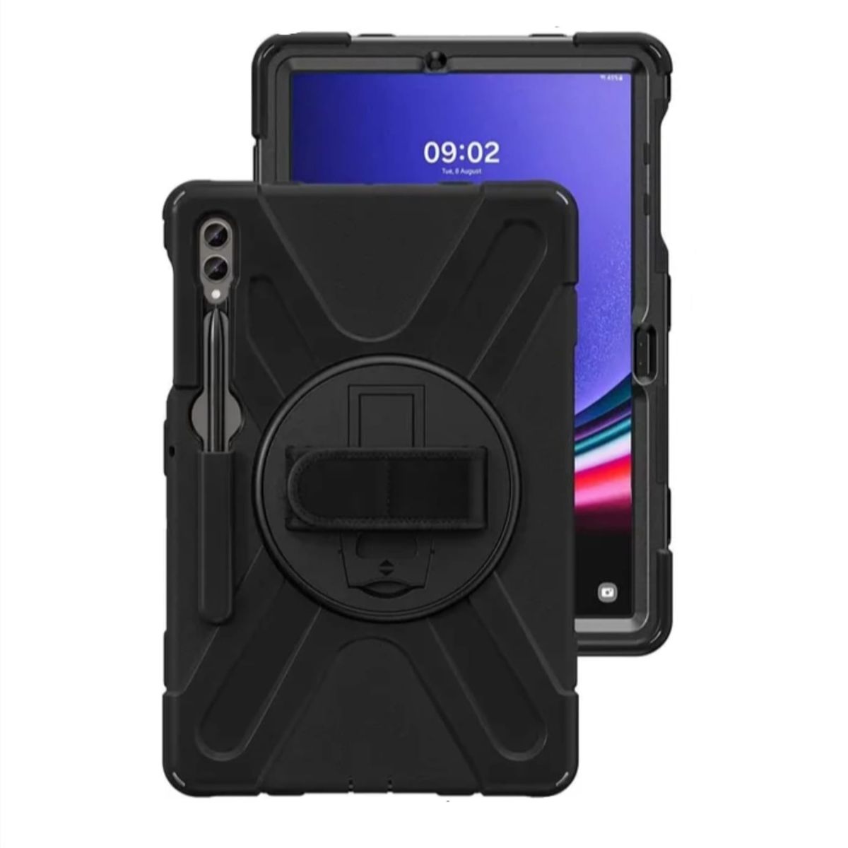 GENERICO - Funda Antigolpes Para Samsung Galaxy Tab S10+ Plus Negro