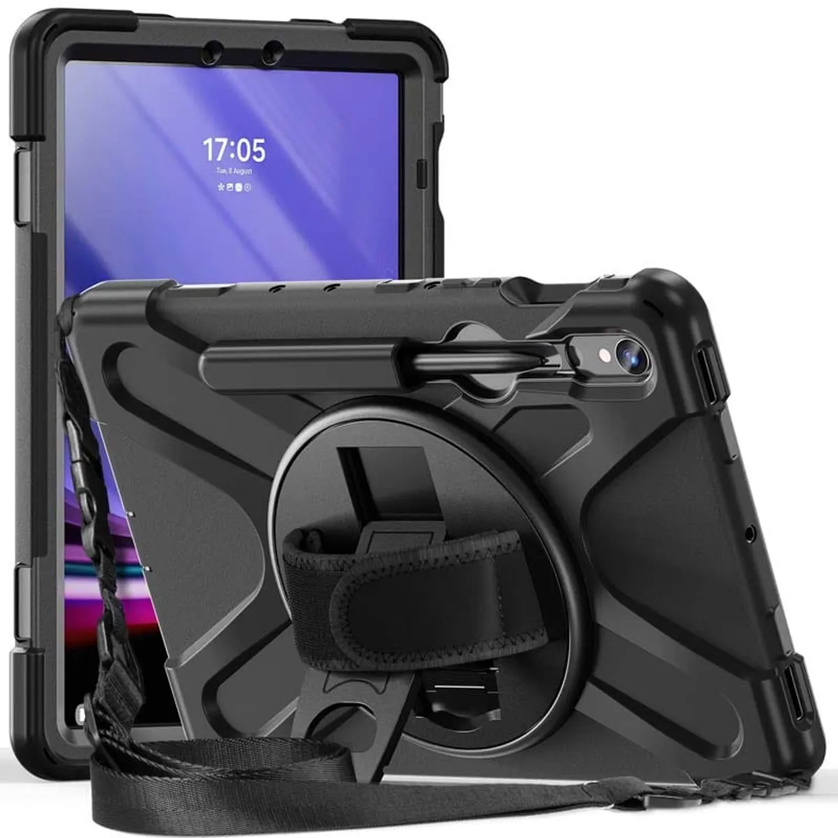 GENERICO - Funda Antigolpes Para Samsung Galaxy Tab S9 FE+-S9+ Negro