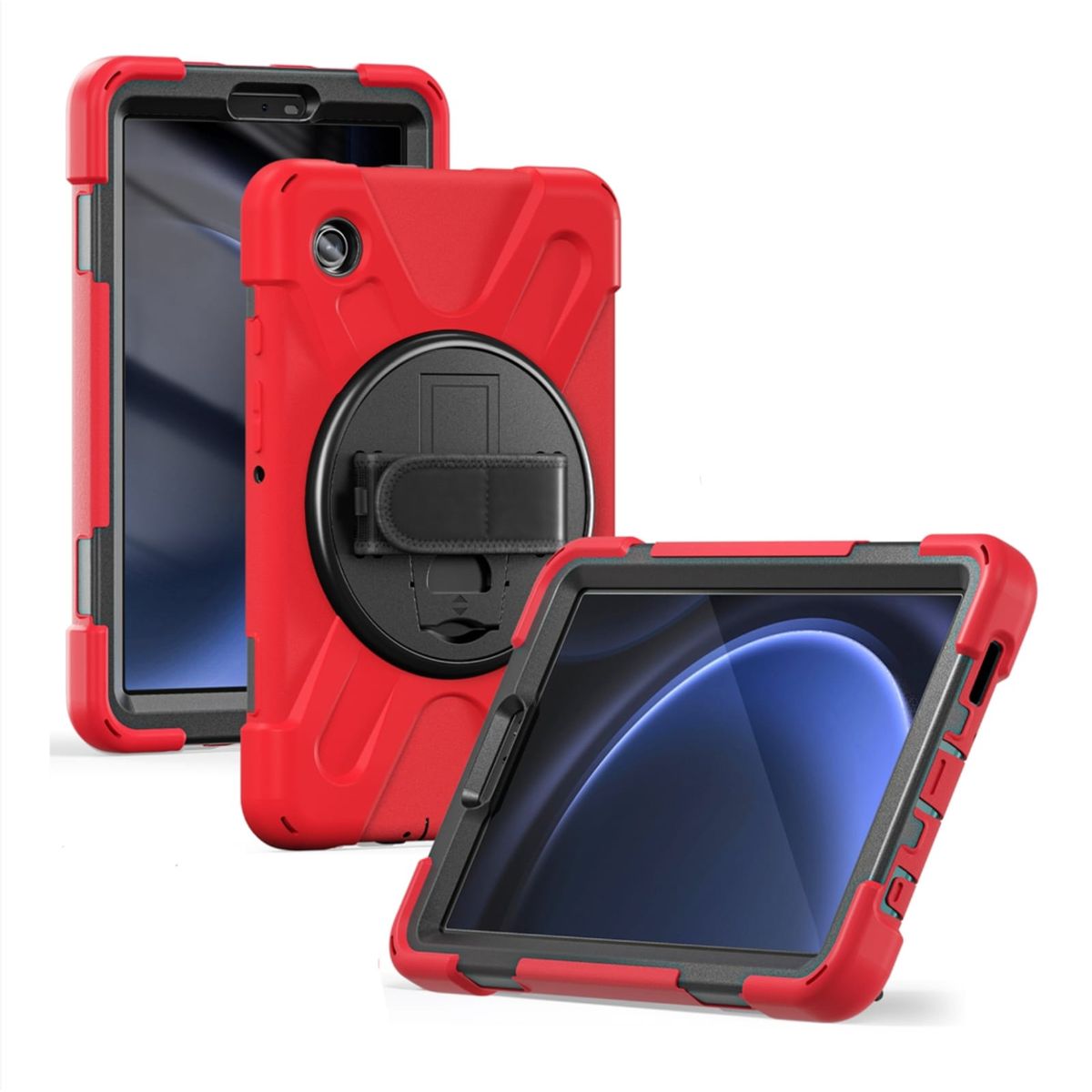 GENERICO - Funda Antigolpes Para Samsung Galaxy Tab A9 8.7 Rojo