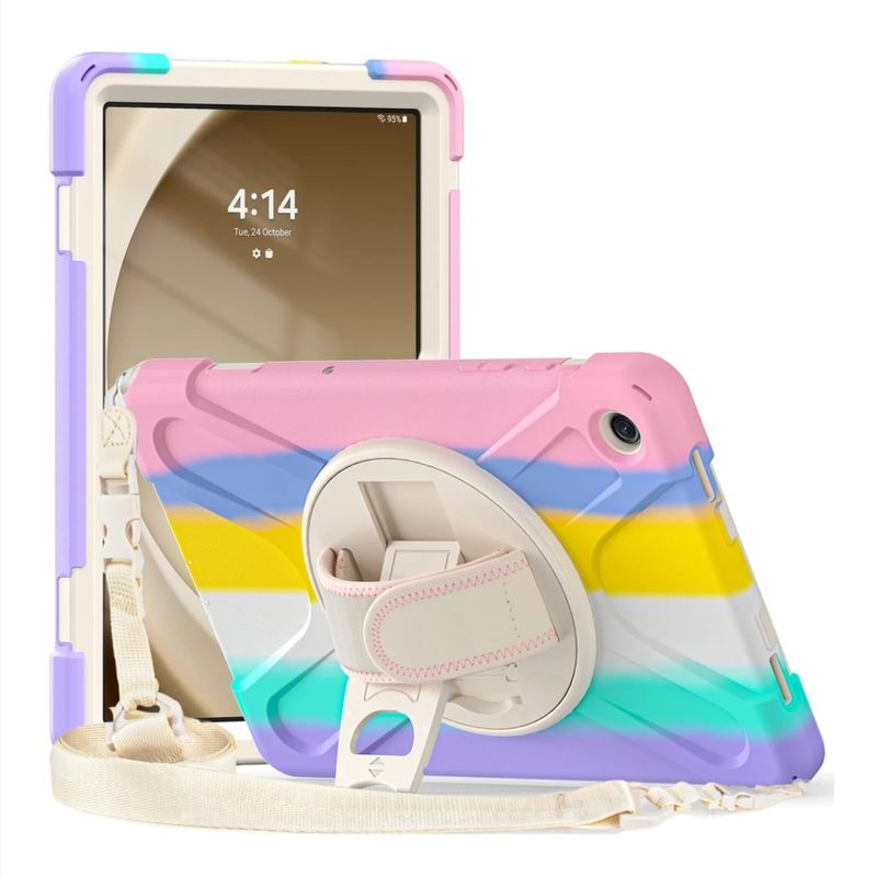 GENERICO - Funda Antigolpes Para Samsung Galaxy Tab A9 8.7 Full Color Rosa