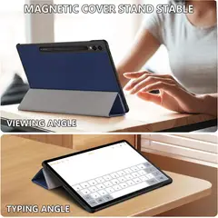 GENERICO - Funda Inteligente Para Samsung Galaxy Tab S9 FE+-S9+ Azul Marino