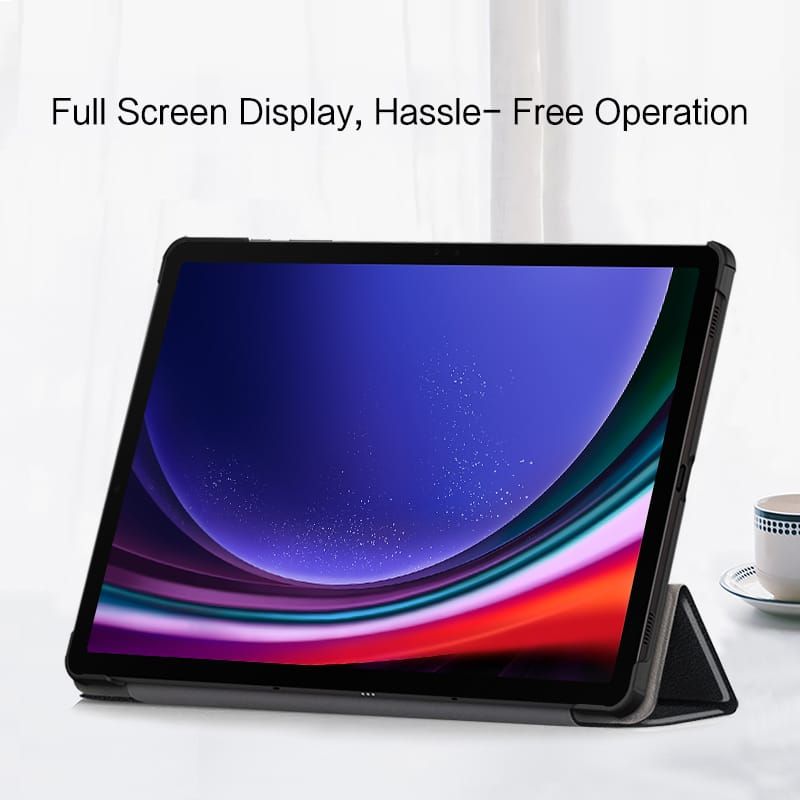GENERICO - Funda Inteligente Para Samsung Galaxy Tab S9 FE - S9 Azul Marino
