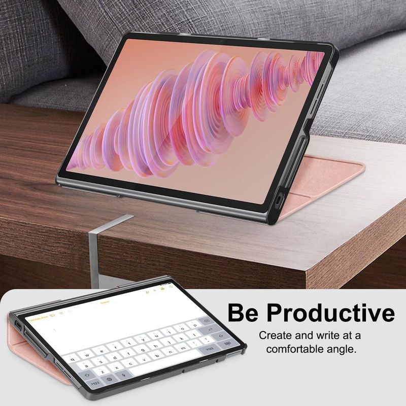 GENERICO - Funda Inteligente Para Lenovo Yoga Tab Plus 11.5 Rosa Gold