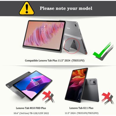 Imagen 2 del producto Funda Inteligente Para Lenovo Yoga Tab Plus 11.5 Rosa Gold