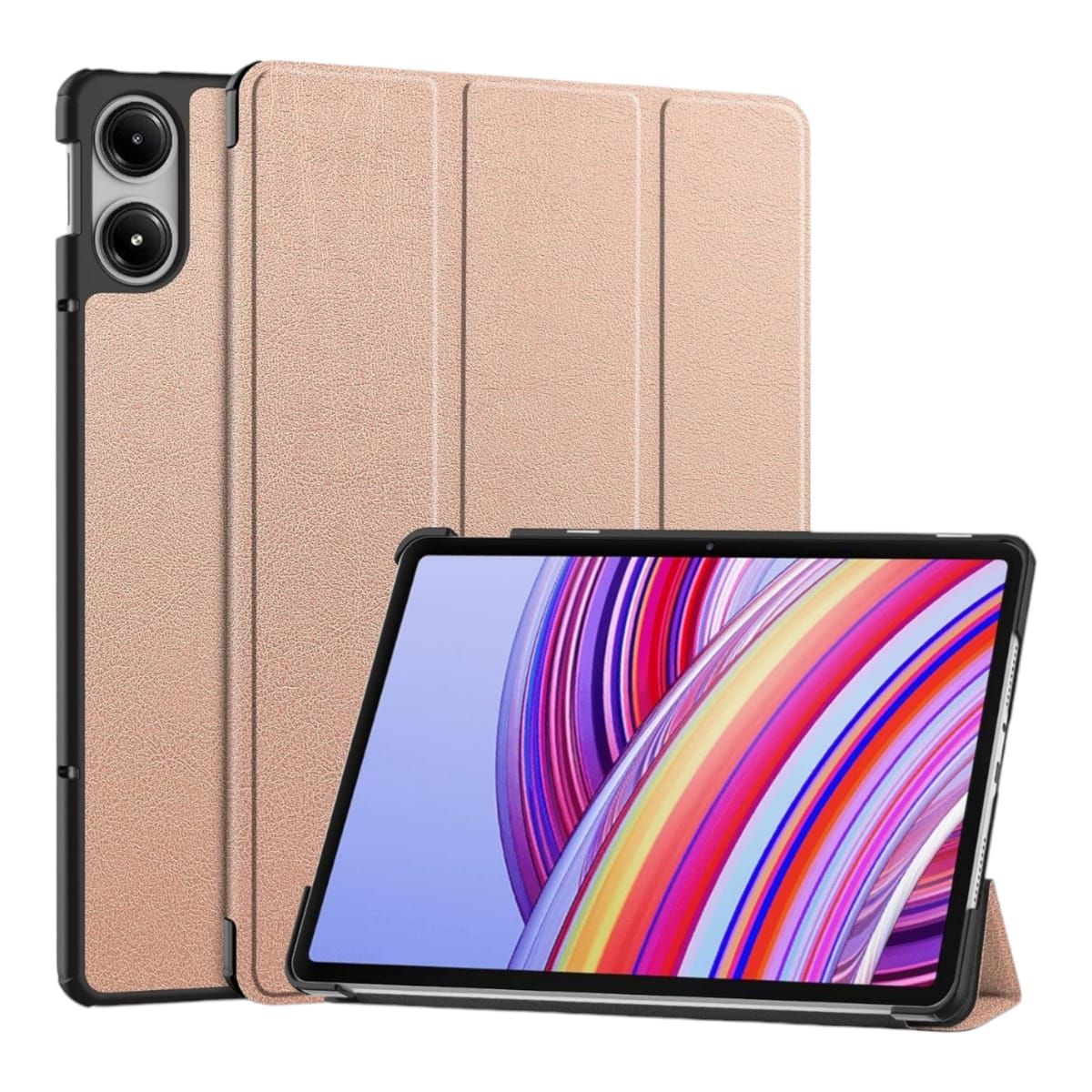 GENERICO - Funda Inteligente Para Xiaomi Redmi Pad Pro 12.1 Rosa Gold