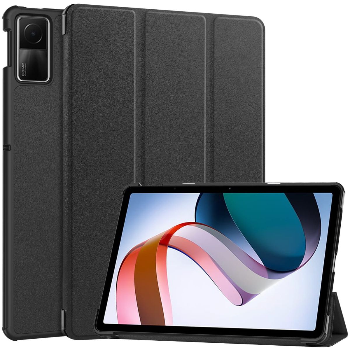 GENERICO - Funda Inteligente Para Xiaomi Redmi Pad SE Negro