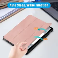 GENERICO - Funda Inteligente Para Xiaomi Redmi Pad SE Rosa Gold