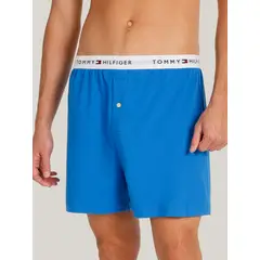 TOMMY HILFIGER - Bóxer Athletic Con Logo Celeste