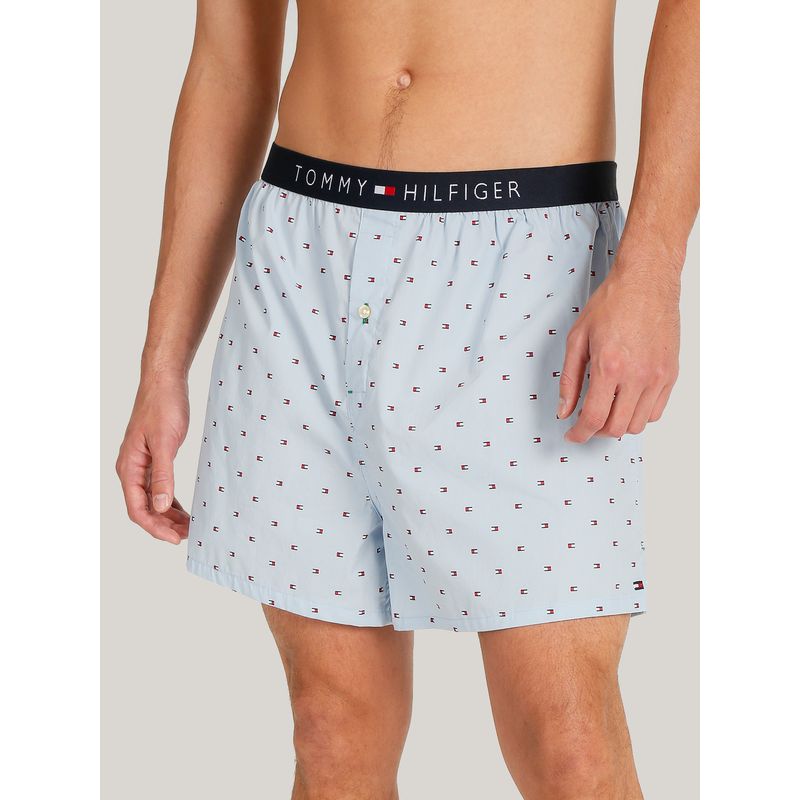 TOMMY HILFIGER - Bóxer Basic Core Con Logo Blanco Tommy Hilfiger