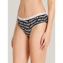 TOMMY HILFIGER - Bikini Cotton Classics Logo Negro