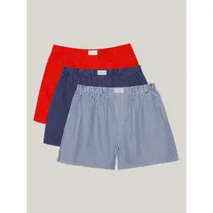 TOMMY HILFIGER - Pack De 3 Bóxer Classic De Algodón Multicolor