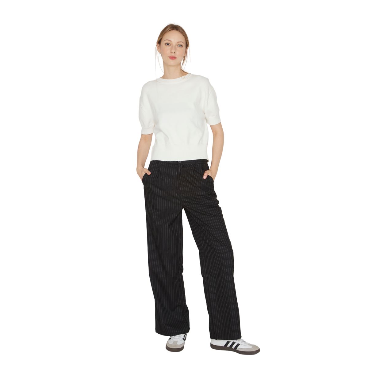 JACINTA TIENDA - Pantalón Bowen lineas negras Jacinta Tienda