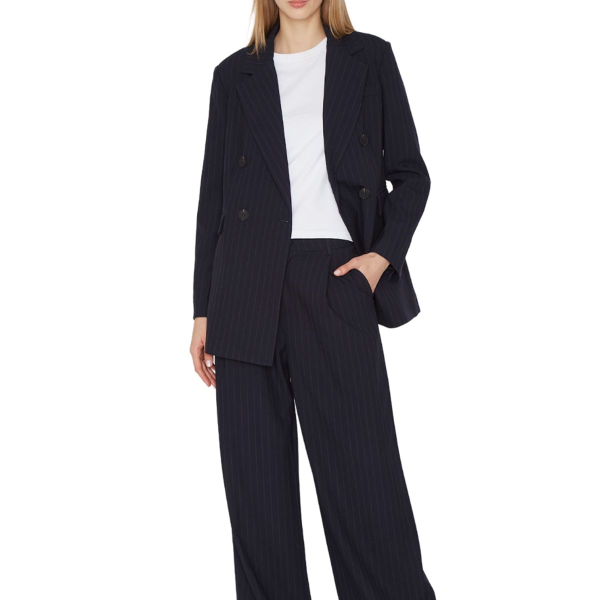 JACINTA TIENDA - Pantalón Bowen lineas negras Jacinta Tienda